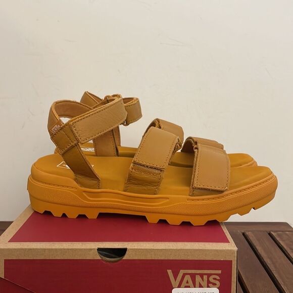 Vans Tan Colfax Sandals Inca Gold USA Women Size 7/UK 4.5/EU 37 - Picture 7 of 11